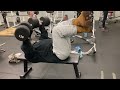 71 year old retired bodybuilder William Reed repping 120lbs dumbbells for 9 reps