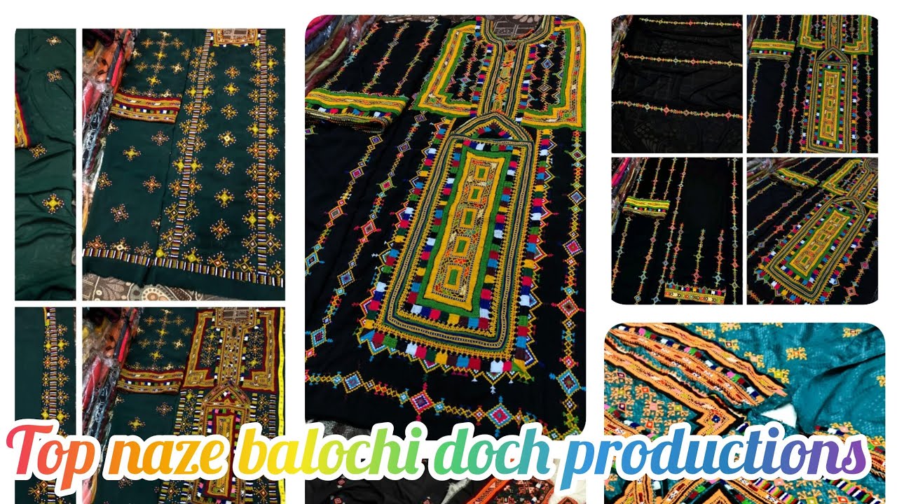 Top naze balochi doch productions dress 👗 hand ✋ med dress warld delivery 🚚 AVAILABLE 