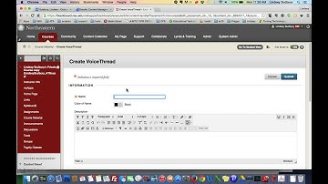 adding a link to the course voicethread gallery