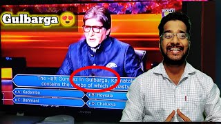Kbc Question On Gulbarga Haft Gumbadh Amitabh Bachchan Gulbarga Behmani Dynasty