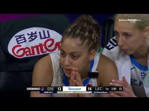 FIBA EuroBasket Γυναικών 2023 - Φάση Ομίλων Ελλάδα-Λετονία