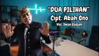 KANG IWAN GADJAH, NYOBIAN NGAHALEUANG LAGU DUA PILIHAN, CIPTA ABAH ONO, ARRG. ENGKING YANO.