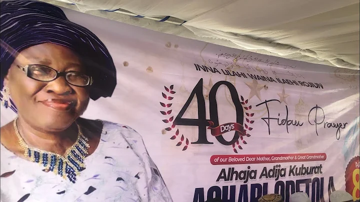 WASIU ALABI PASUMA MOTHER 40days PRAYER