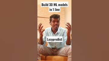 Build 30 Machine Learning models in 1 line #shorts #machinelearning #datascience #automl