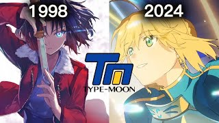Type Moon Evolution In Media From 1998 - 2024 Type Moon Evolution In Media From 1998 - 2024