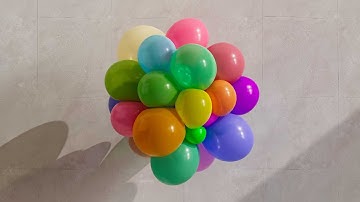 Dynamic Inflating Balloons in Cinema 4D - C4D Tutorial (Free Project)