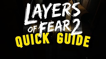 Layers of Fear 2 + Pad Lock Code Puzzle + Quick Guide + HELP +