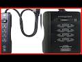 Power More with a 4-Outlet Surge Protector Featuring USB Ports and Extended Reach