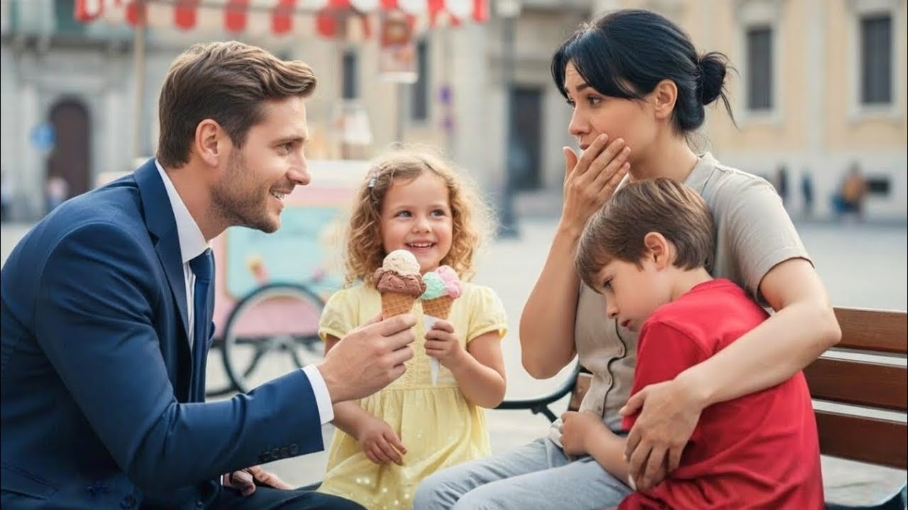“Dad, She Can’t Afford Ice Cream for Her Son…” — A Millionaire’s Response Left Everyone Speechless