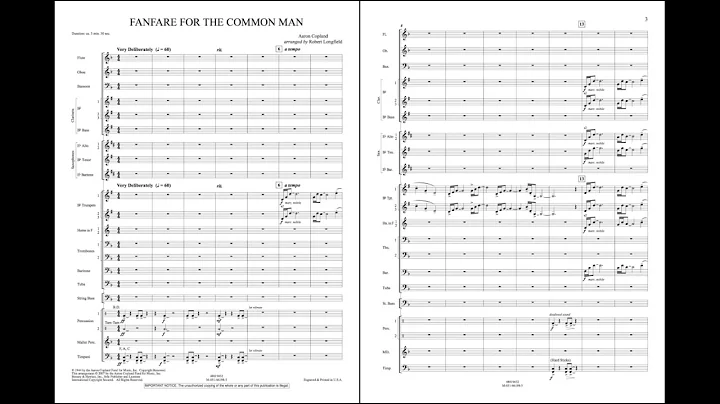 Fanfare for the Common Man by Aaron Copland/arr. R...