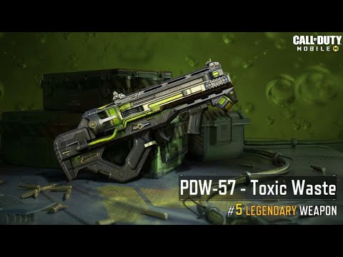 Pdw 57 Toxic Waste Gameplay Cod Mobile Youtube