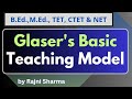 Glaser's Basic Teaching Model || Models of Teaching || B.Ed./ M.Ed./ D.El.Ed