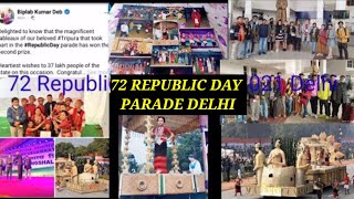 72 REPUBLIC DAY PARADE 2021// DELHI MEMORIES KMB(KHERENGBER MUKUMU BODOL) GROUP//@aisirivlog9360