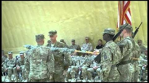 Transfer of Authority ceremony from 63rd EOD Battalion to the 192nd EOD Battalion