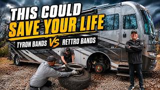Why We Installed Tyron Bands on Our RV - Front Tire Blowouts Are No Joke