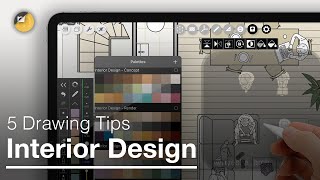 How to Draw: 5 iPad Drawing Tips for Interior Design that will Change Your Life by morpholio 16,303 views 1 year ago 8 minutes, 59 seconds