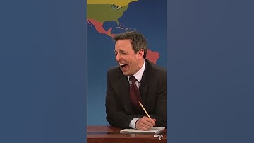The SNL Cast Breaking During Weekend Update #shorts