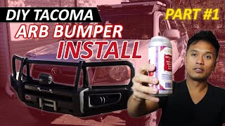 Winch + ARB Bumper Install Pt 1 (Tacoma DIY / How To)
