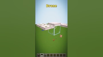 Minecraft Drone Build Hack🚁✨. #shorts #minecraft