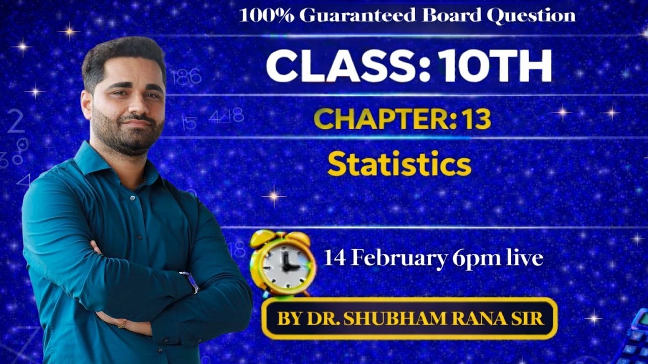 Class 10 Maths Chapter 13 Statistics