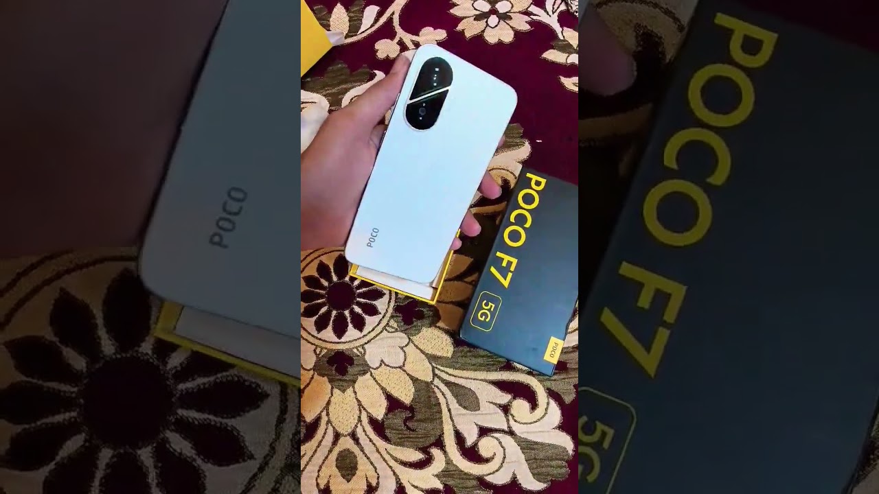 POCO F7 Unboxing 