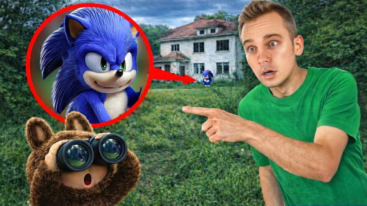 Labubu и Shin Sonic возвращаются в реальную жизнь: путешествие с дроном в параллельный мир