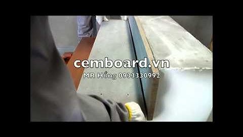 cemboard.vn 0933332486 Hướng dẫn thi công tấm xi măng cemboard Decor Cầu thang Chi tiết