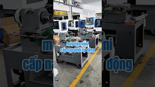 Máy tiện mini cấp phôi tự động gia cống số lượng hoàng loạt #tienmini #tiencnc