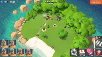 Boom Beach Gameplay Walkthrough - Terror Stage 3 for Android/IOS