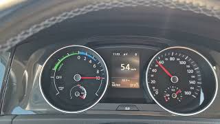 VW E-GOLF acceleration 0-100kmh