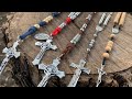 Paracord rosaries that I have made Vol. 2 / how to make a paracord rosary/ Catholic/paracord