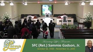 SFC (Ret.) Sammie Gadson, Jr.- November 17, 2020- Leevy's Funeral Home Live Stream