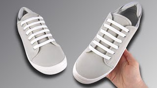 HOW TO BAR LACE SHOES (Sneakers Bar Lacing)