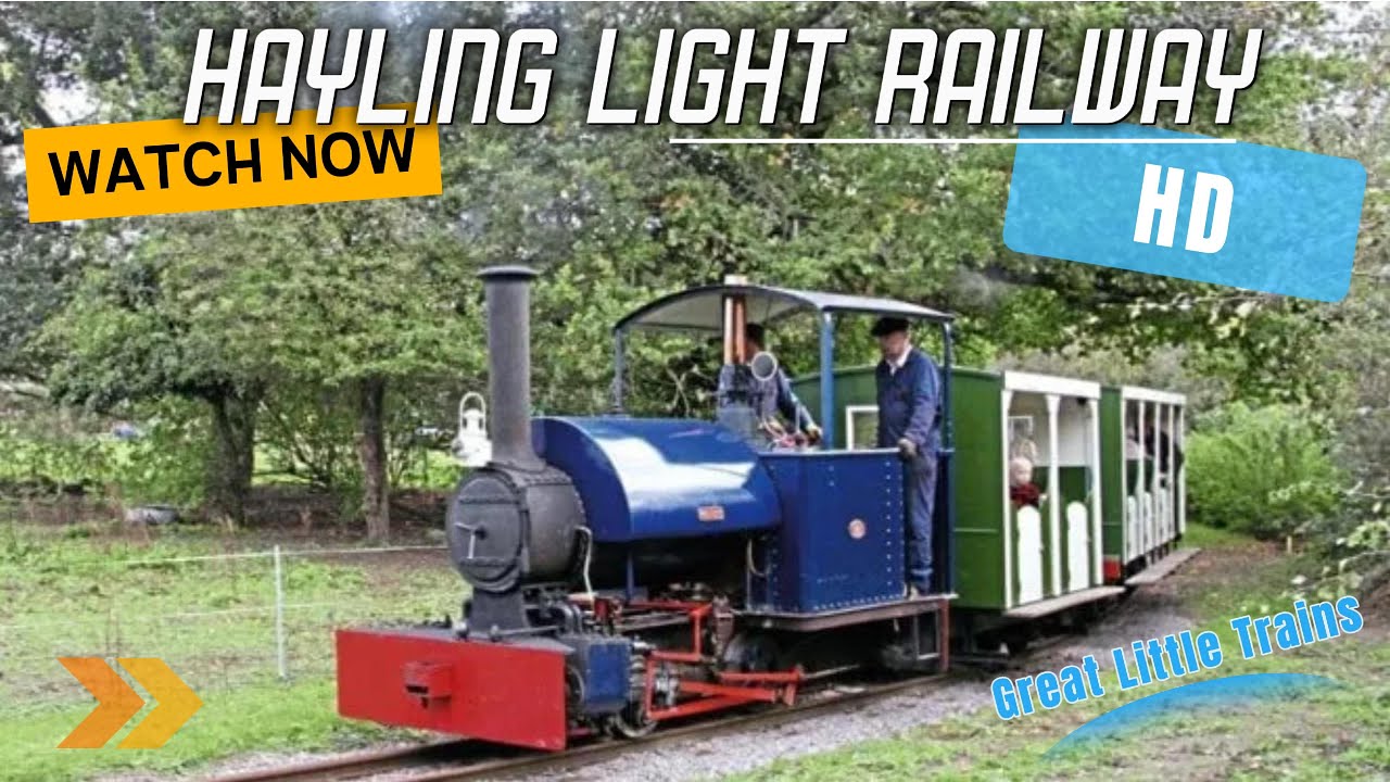 Watch the Steam Trains on Hayling Railway!