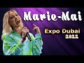 Mariemai  canadian singer in live show from the expo dubai  2022
