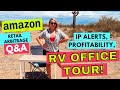 Amazon Retail Arbitrage Q&A Featuring IP Complaints, FBA Profitability & my RV Office Tour!