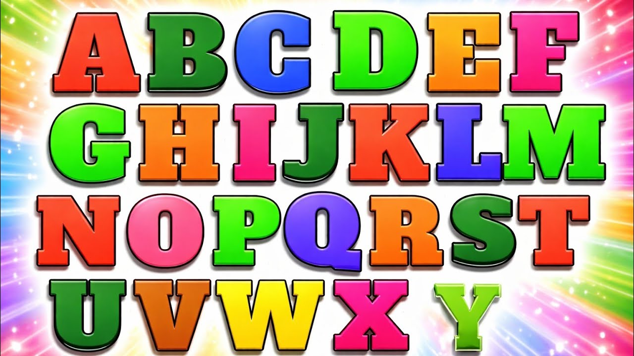 ABC Alphabet Song for Kids | Learn A to Z Letters with Colors | Preschool Learning Video