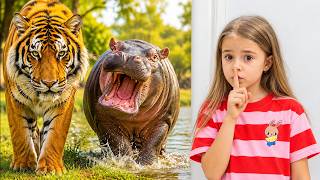 Anabella and Bogdan WILD Animal World – Zoo Animals, Bees, Parrots & Funy Stories for Kids