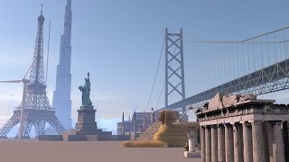 BUILDINGS at scale - 3D animation