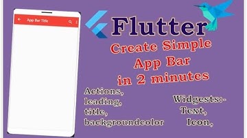 How To Add A Title And Search Bar To Your Flutter App