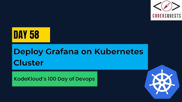Day 58 | Deploy Grafana on Kubernetes Cluster | KodeKloud 100 Days of DevOps