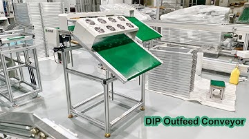 Automatic Wave Unloader Wave Solder Outfeed Conveyor DIP Line Outfeed Conveyor