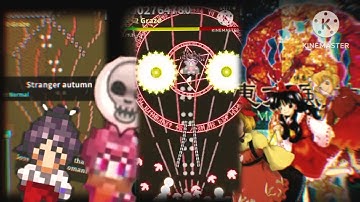 Touhou × bullet hell heroes, I put touhou music over bullet hell heroes stage 4 stranger autumn.