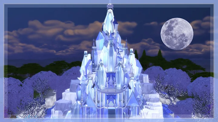 The Sims 4 - Elsa's Frozen Castle Speed Build