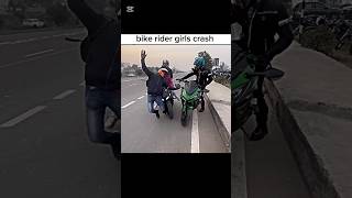 bike rider girls crash #bike #rider #shortvideo #shorts #bike #rider #crash #r15 #rider #viralshorts