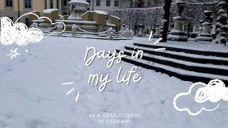 🇩🇪vlog| Grad School Diaries, classes, unboxing, still watching Gintama 😂😂.