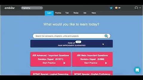 How learn works in Embibe