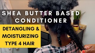 How to Use Our Shea Butter based Leave-in Conditioner to Moisturize Type 4 hair.