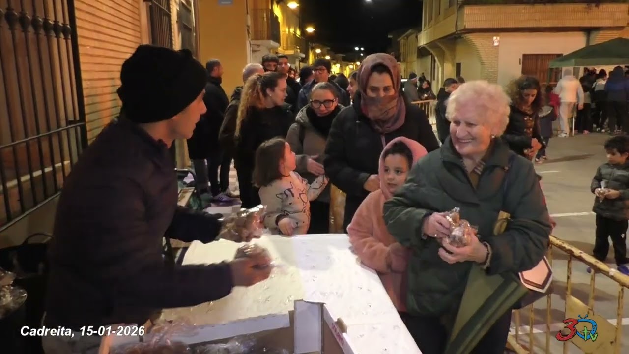 Cadreita, Hoguera de San Antón, 15-01-2026
