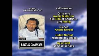 Lintus Charles ~ Long Obituary